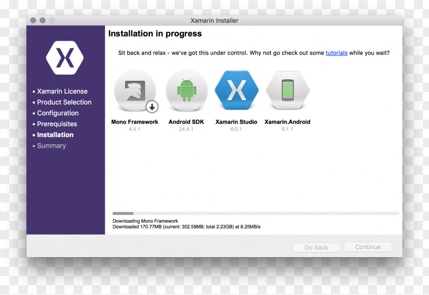 Installed Xamarin MacOS Microsoft Installation Computer Software PNG