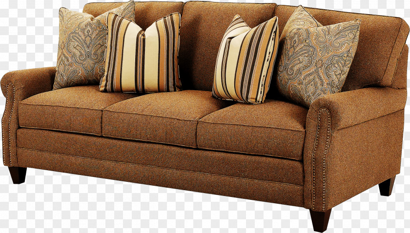 Loveseat Sofa Bed Couch Furniture Table PNG