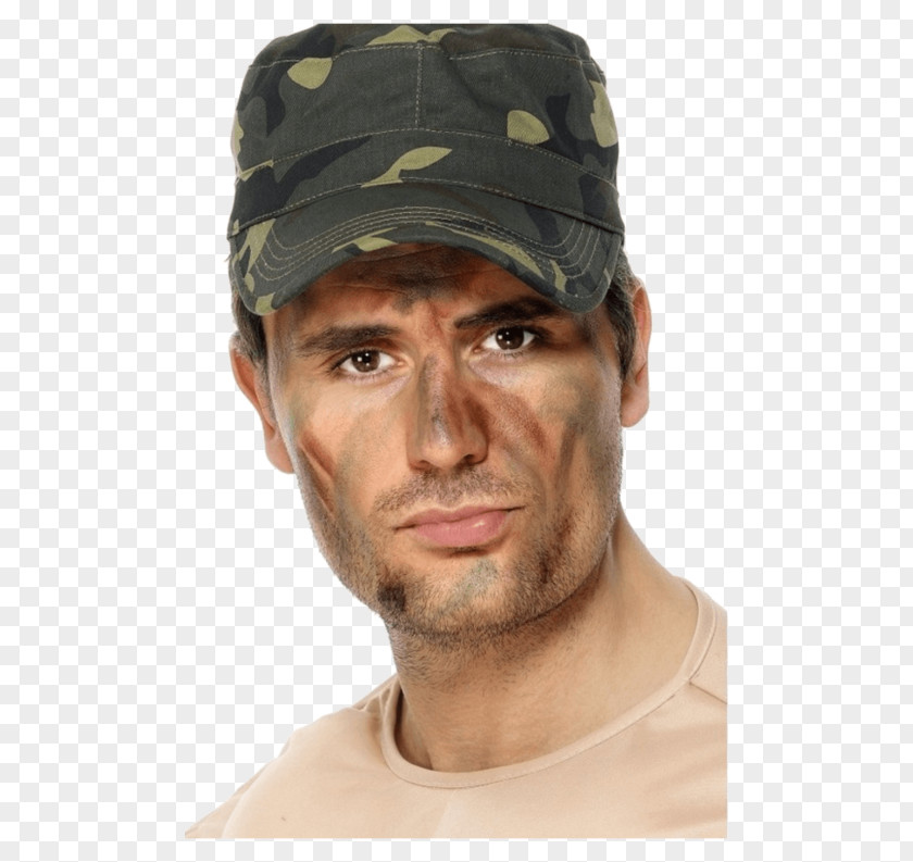Military Army Cosmetics Soldier Face PNG