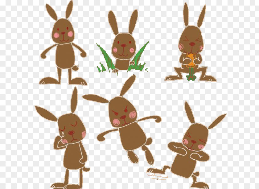 More Expressive Bunny Easter Rabbit Euclidean Vector PNG