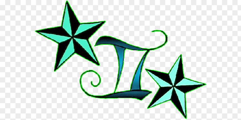 Nautical Star Tattoo Gemini Astrological Sign PNG