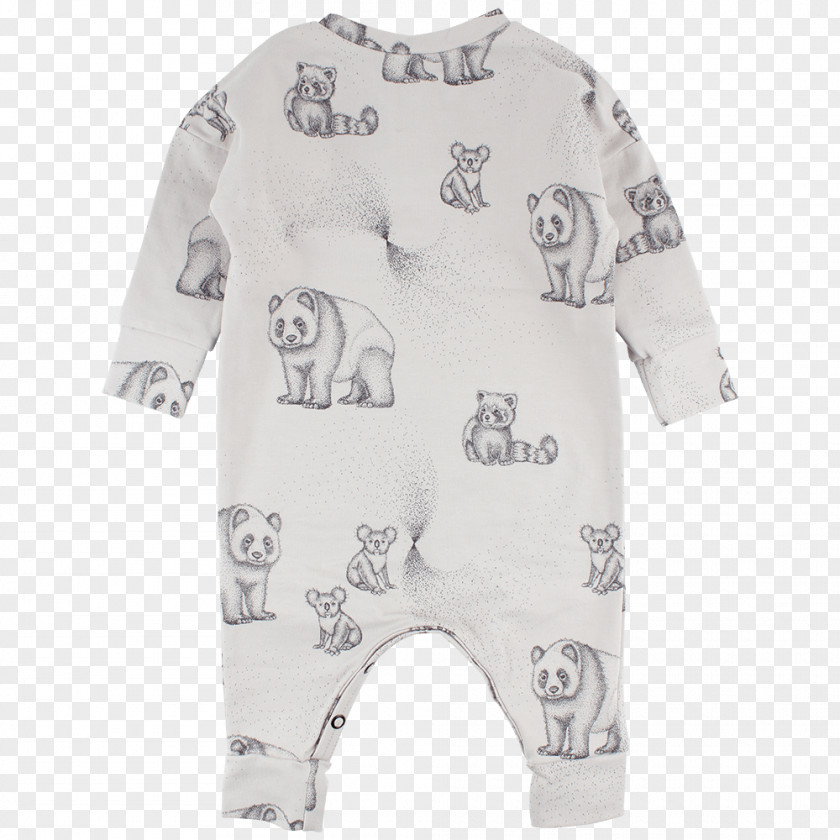 Panda Print Baby & Toddler One-Pieces Pants Jumpsuit Bodysuit Snap Fastener PNG