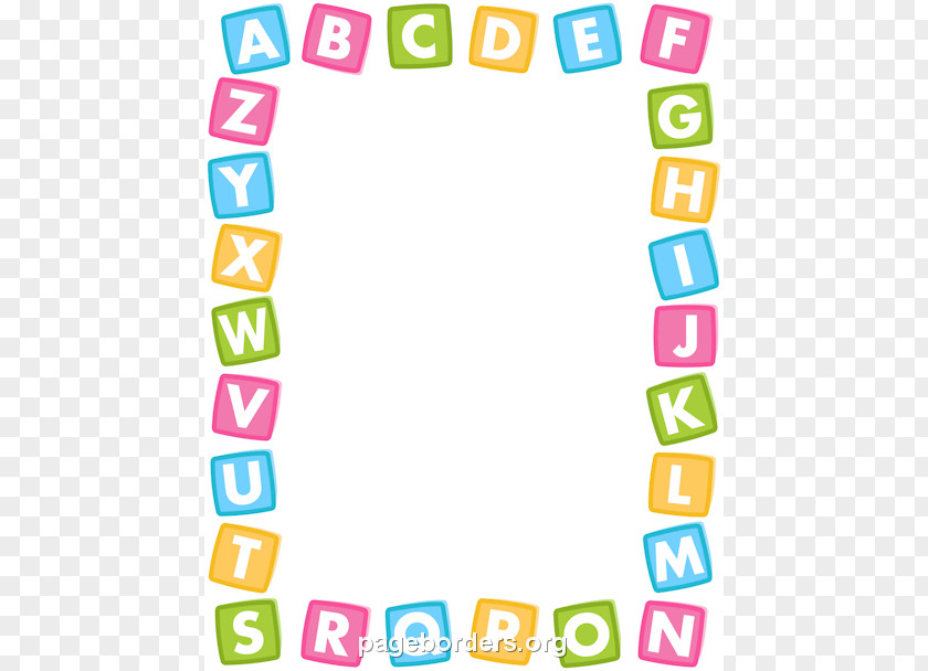 School Borders Cliparts Alphabet Clip Art PNG