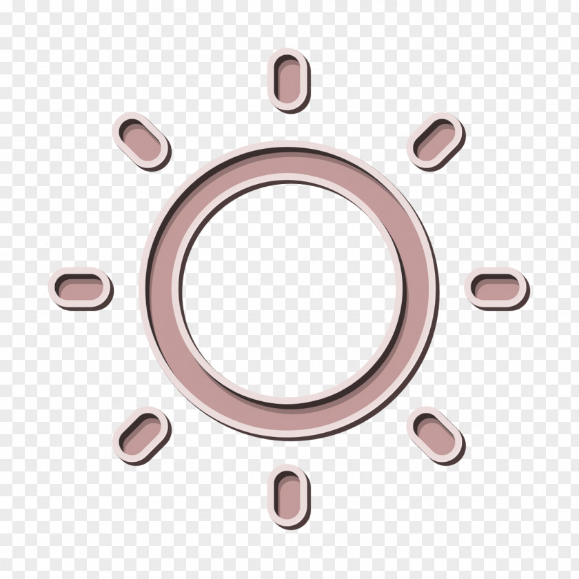 Sun Icon Weather Elements PNG