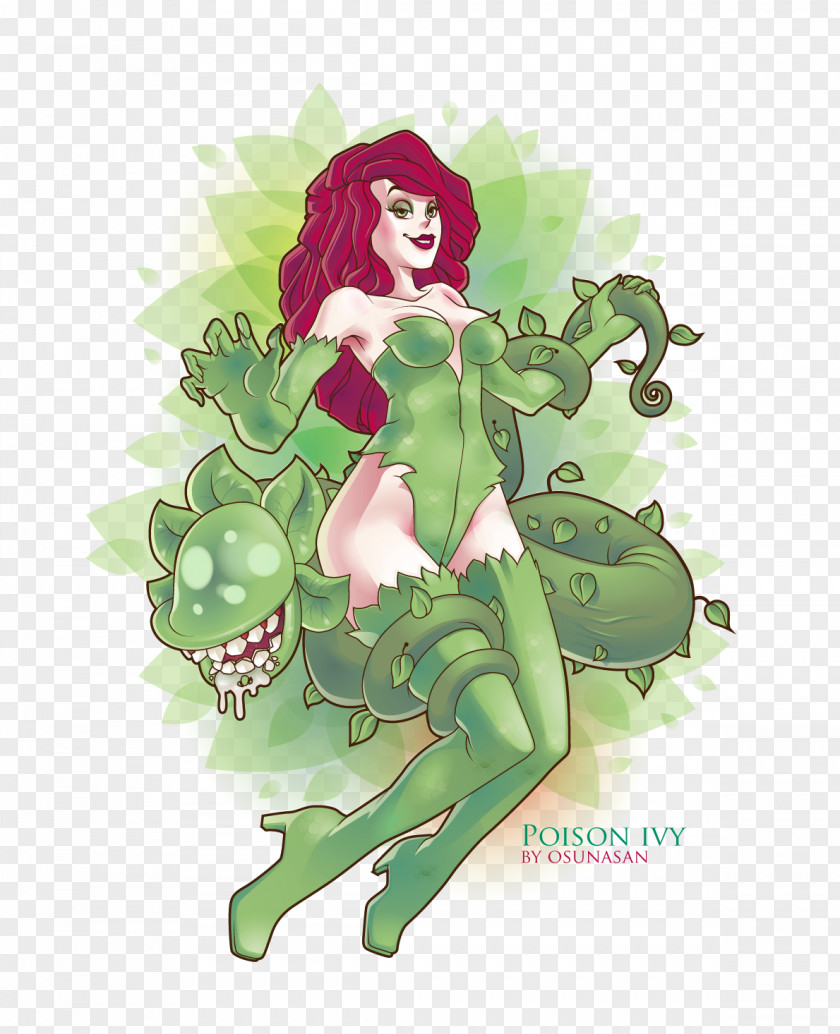 Batman Poison Ivy Comics Cartoon PNG