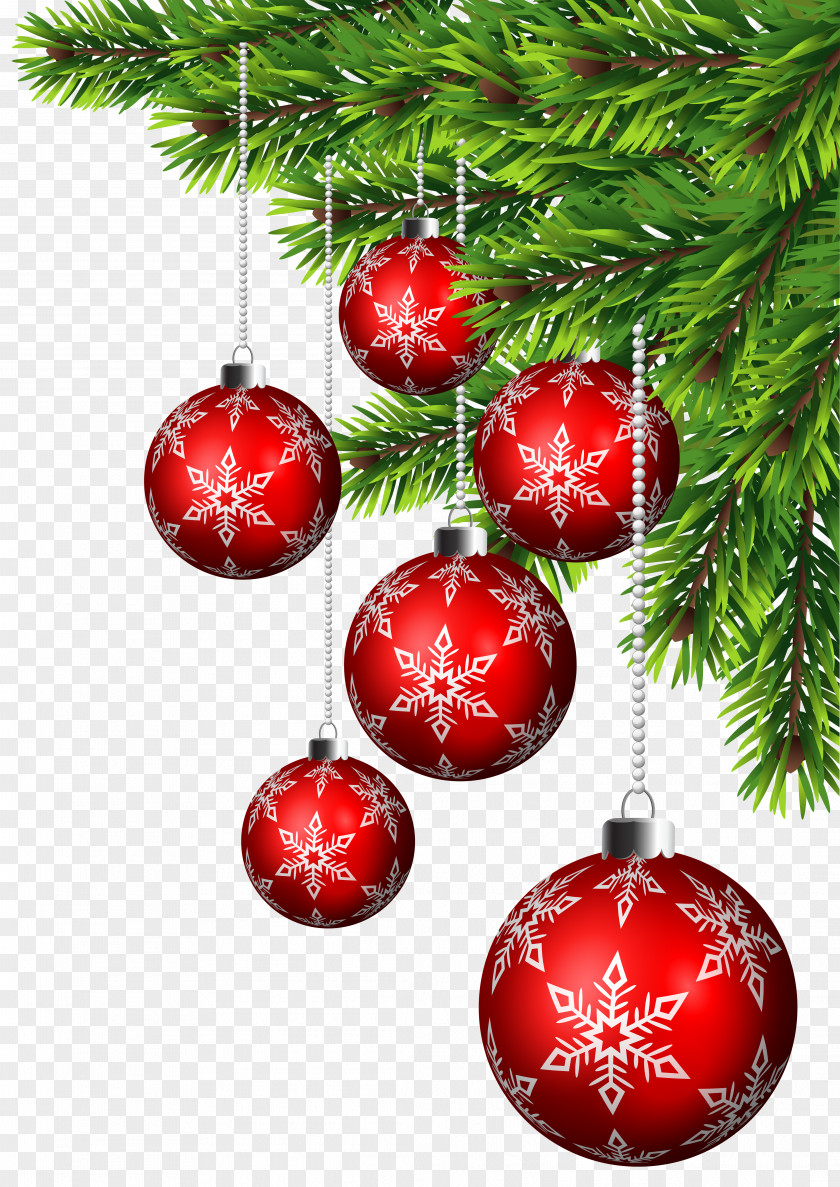 Christmas Balls Corner Decor Clip Art Ornament Decoration Santa Claus Tree PNG