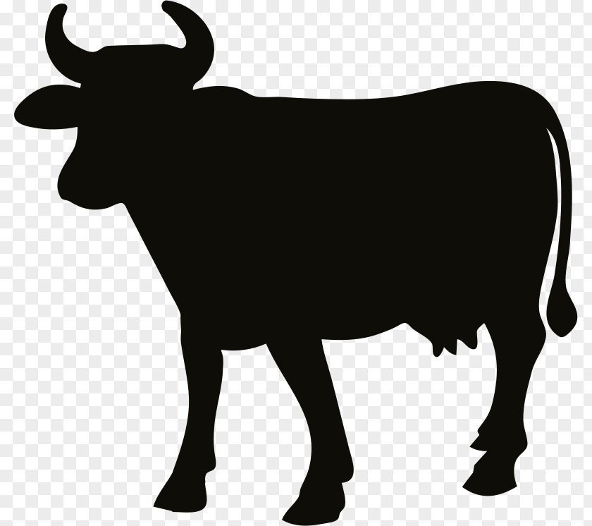 Cow Angus Cattle Silhouette PNG