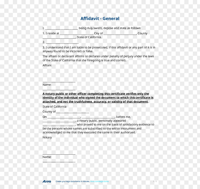 Elementary Teacher Appreciation Letter Sample Affidavit Document Sworn Declaration Form Template PNG