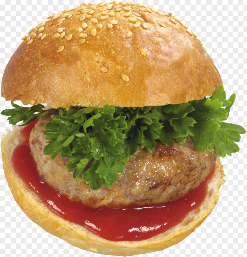 Hotdog Hamburger Fast Food Cheeseburger Slider Veggie Burger PNG