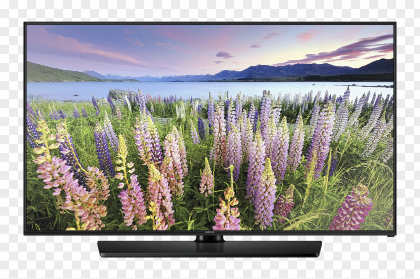 Store Shelf High-definition Television LED-backlit LCD 1080p Smart TV PNG