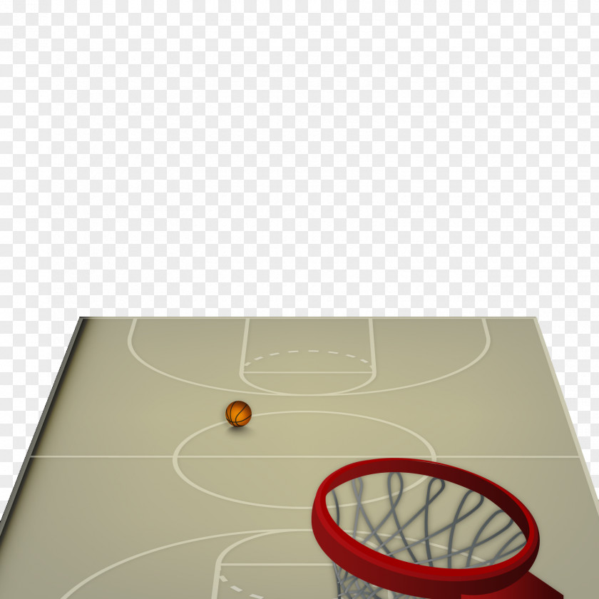 Vector Basketball Court Athletics Field PNG