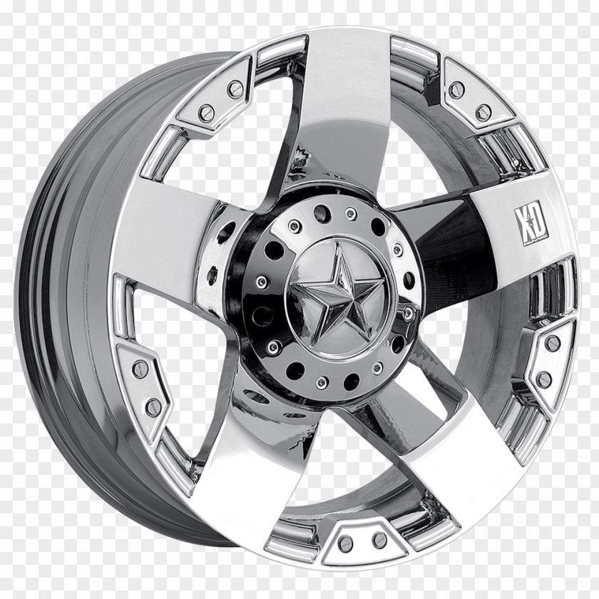 Chromium Plated Alloy Wheel Car Rim Spoke PNG
