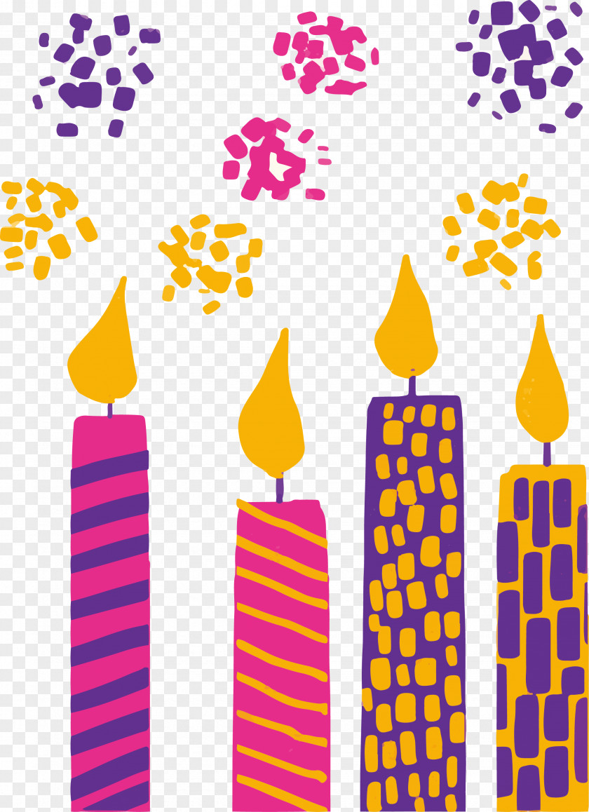 Color Art Candles Candle Clip PNG