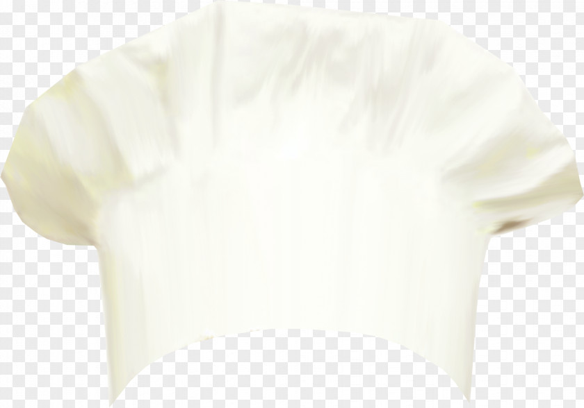 White Chef Hat Sleeve Shoulder Blouse PNG