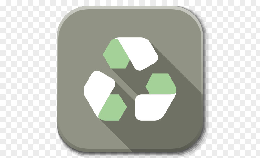 Apps Trash Empty Green Font PNG