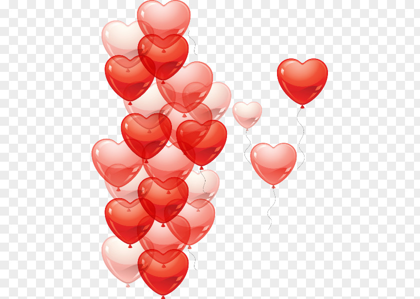 Balloon Heart Clip Art PNG