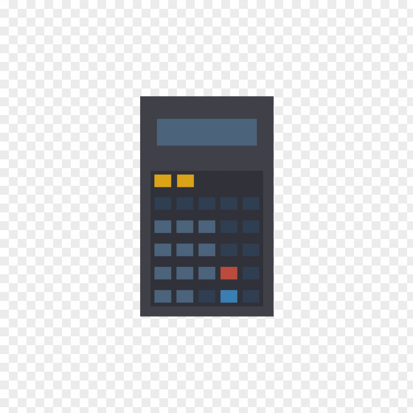 Black Calculator Pattern PNG