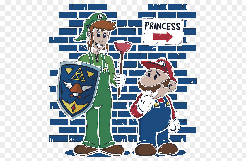 Castle Princess Zelda Mario Dueling Analogs PNG