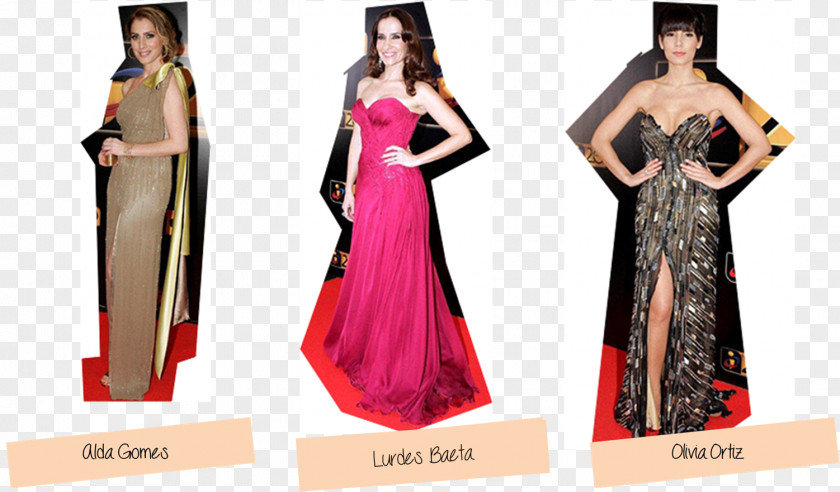 Dress Gown Cocktail Satin Pattern PNG