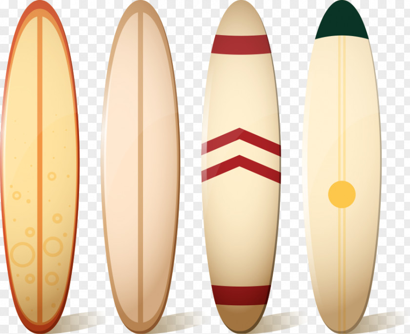 Four Surfboard Surfing PNG