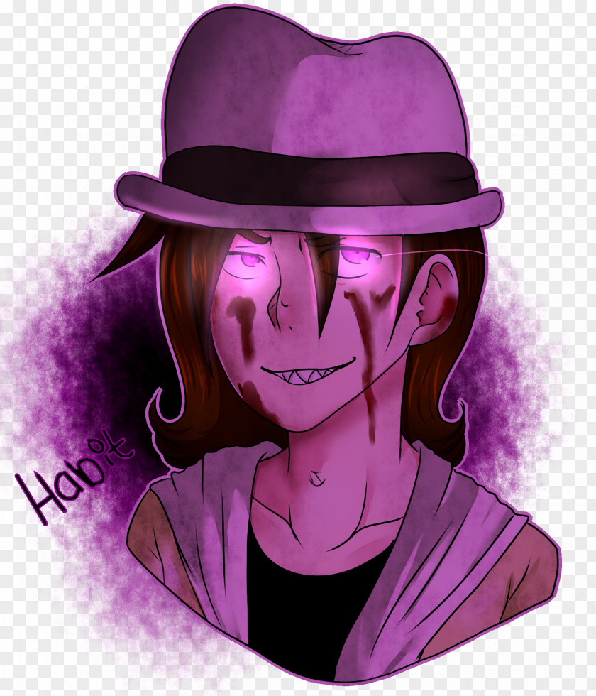 Hat Illustration Cartoon Character Purple PNG