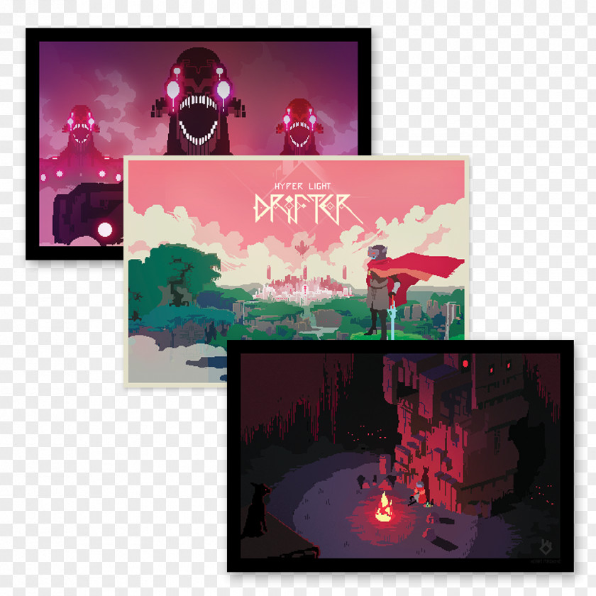 Posters Light Material Hyper Drifter PlayStation 4 YIIK: A Postmodern RPG Video Game PNG