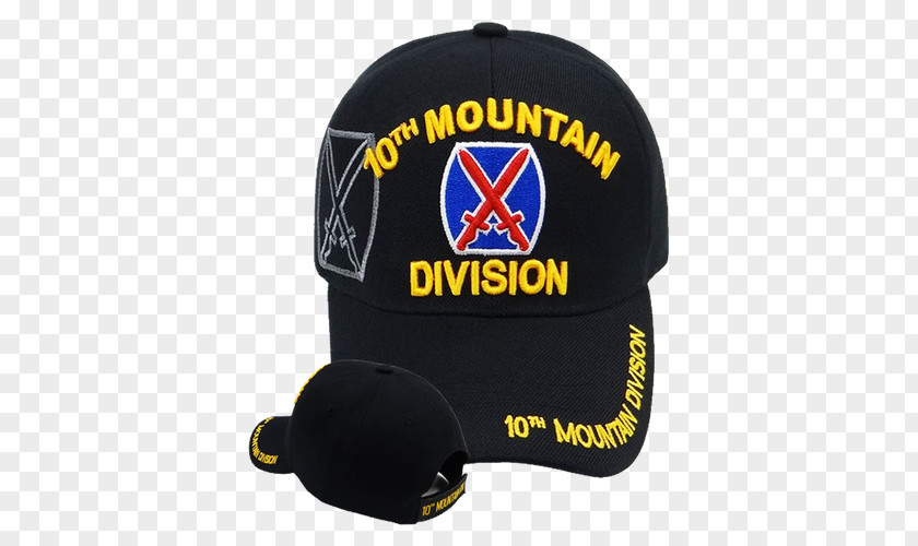 United States Baseball Cap 10th Mountain Division Military PNG