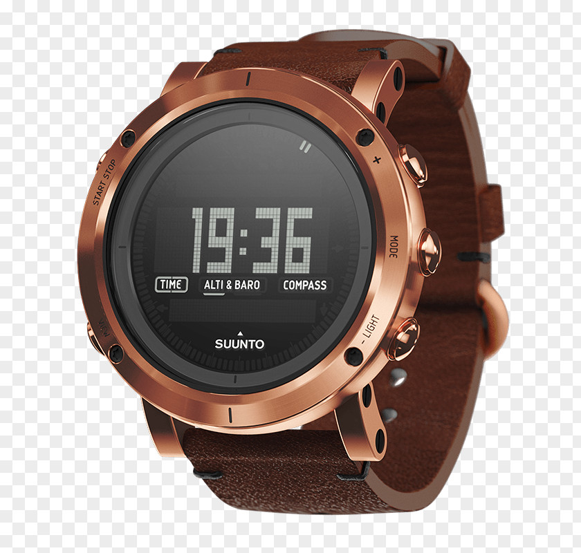 Copper Highlights Suunto Essential Outdoor Watch Oy Ceramic Core Classic PNG