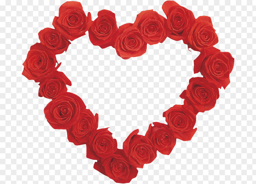 FCB Garden Roses Heart Valentine's Day Clip Art PNG