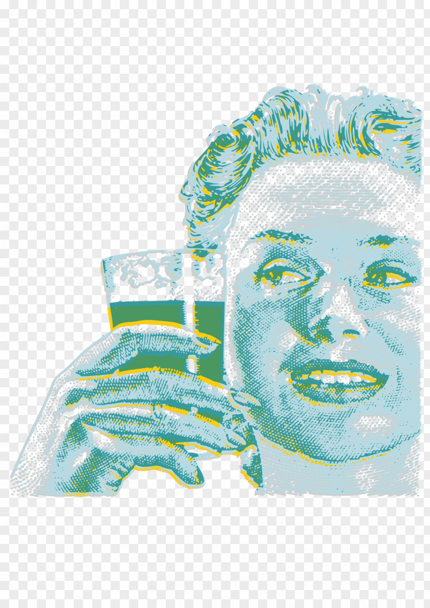 Happy Women's Day Wine Drinking Woman Alcoholic Drink PNG