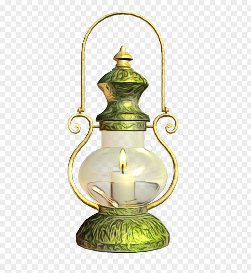 Lantern Brass Oil Lamp Lighting Light Fixture PNG