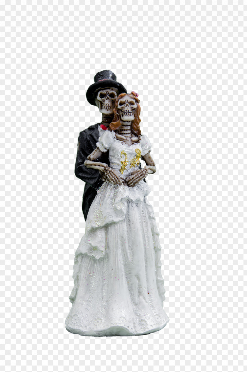 Groom Skeleton Skull Couple PNG