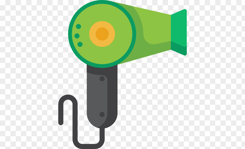 Hair Dryer Yellow Megaphone Clip Art PNG