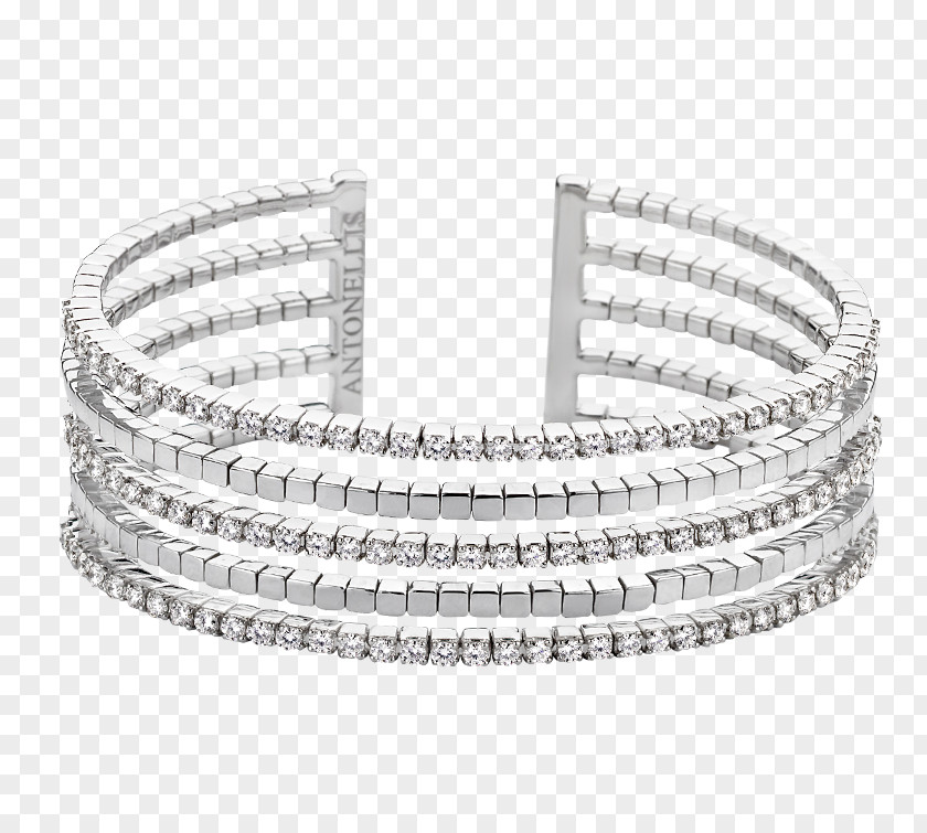Jewelry Store Bracelet Bangle Bling-bling Silver Diamond PNG
