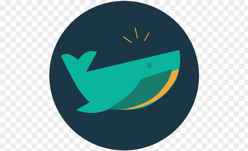 Line Marine Mammal Logo Font PNG