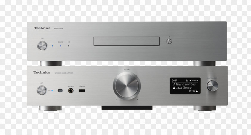 Technics Audio Power Amplifier High Fidelity Digital PNG