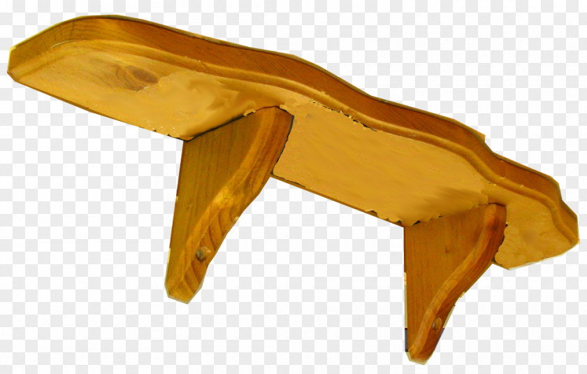 Wood Desk Angle PNG