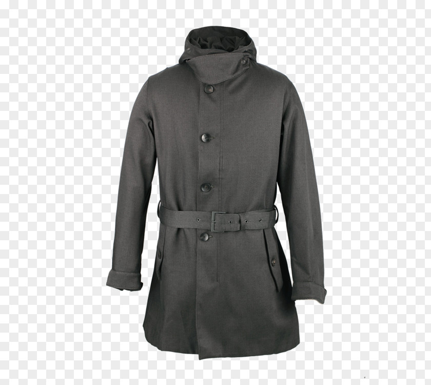 Autumn And Winter Collar Waist Hooded Coat Hoodie Jacket Parka Raincoat PNG
