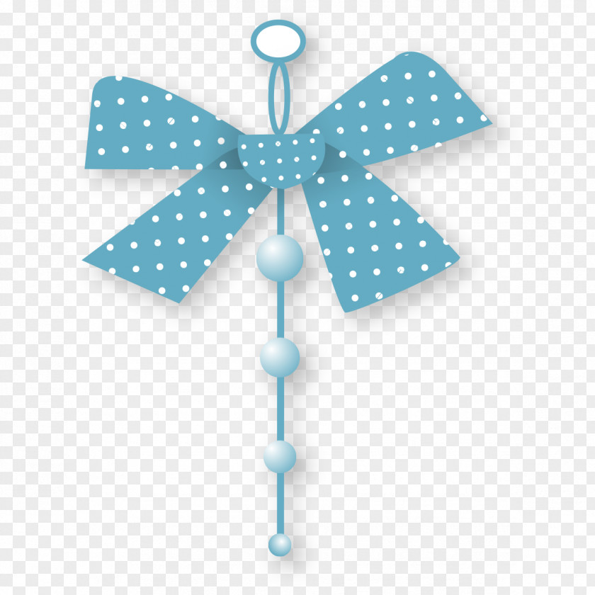 Blue Butterfly Pendant Clip Art PNG