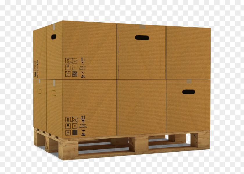Box Carton Corrugated Design Logistics Wooden PNG