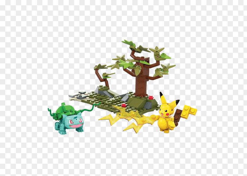Pikachu Bulbasaur Pokémon Construx Charizard PNG