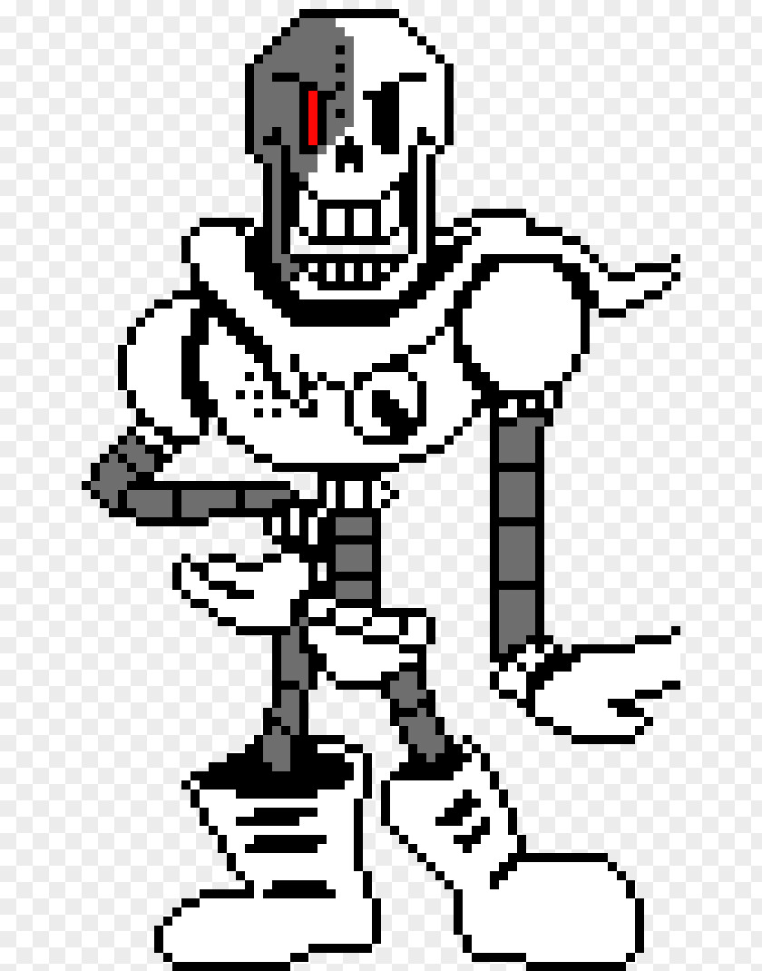 Sprite Undertale Paper Papyrus Pixel Art PNG