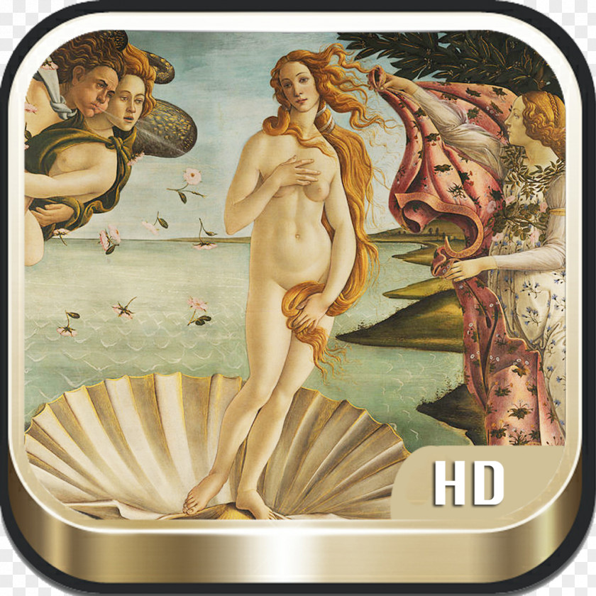 Venus Italian Renaissance The Birth Of Uffizi Art PNG