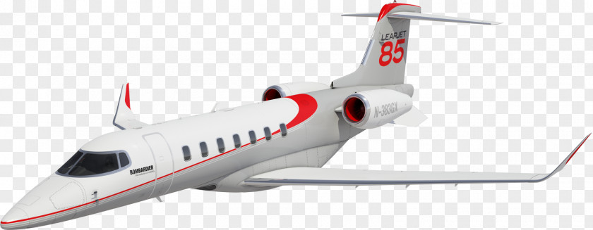 Aircraft Bombardier Challenger 600 Series Learjet 70/75 85 45 PNG