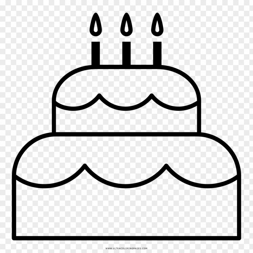 Birthday Cake Torte Drawing Torta Coloring Book PNG