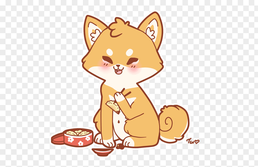 Cat Whiskers Shiba Inu Art PNG