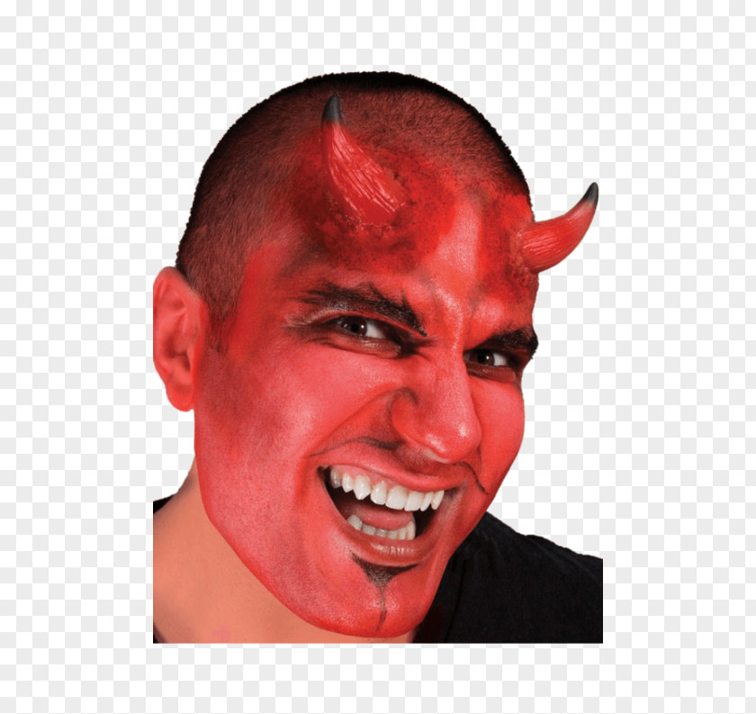 Devil Sign Of The Horns Demon Prosthetic Makeup Theatrical PNG