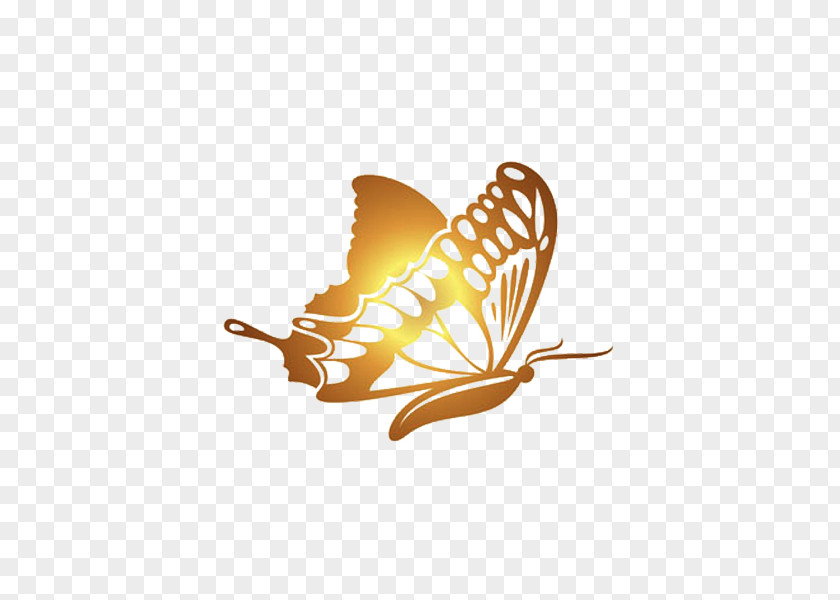 Golden Butterfly Gold Software PNG