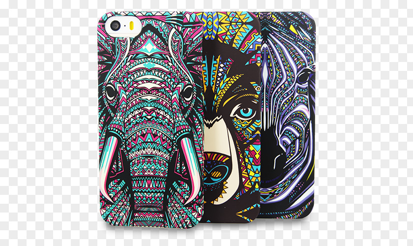 India IPhone 6 Indian Elephant Pattern PNG