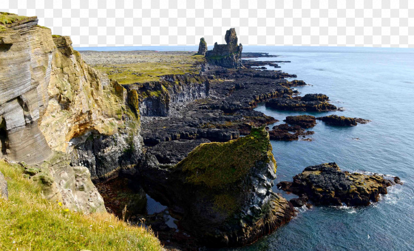 Promontory Headland Outcrop Cape Cliff M PNG